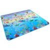Covoras de joaca termoizolant cu doua fete, Traseu si Ocean, 180 x 200 x 0.8 cm