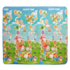 Covoras de joaca termoizolant cu doua fete, Traseu si Ocean, 180 x 200 x 0.8 cm