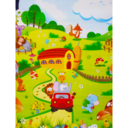 Covoras de joaca termoizolant cu doua fete, Colorat, 180 x 200 x 0.8 CM