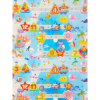 Covoras de joaca termoizolant cu doua fete, Traseu Albastru, 180 x 200 x 0.8 CM