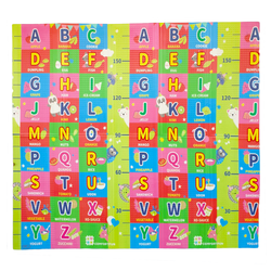 Covor de joaca XXL pliabil, 200 x 180 x 1 CM, din spuma XPE , Antiderapant, Termic si Interactiv, cu 2 fete si geanta depozitare "Invatam si ne Jucam"