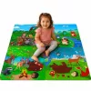 Covoras Puzzle din Spuma EVA de joaca pentru copii, 60 x 60 cm, 4 piese - Lumea animalelor