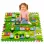 Covoras Puzzle din Spuma EVA de joaca pentru copii, 60 x 60 cm, 4 piese - Traseu