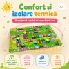 Covoras Puzzle din Spuma EVA de joaca pentru copii, 60 x 60 cm, 4 piese - Traseu