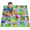 Covoras Puzzle din Spuma EVA de joaca pentru copii, 60 x 60 cm, 4 piese - Urban