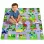 Covoras Puzzle din Spuma EVA de joaca pentru copii, 60 x 60 cm, 4 piese - Urban