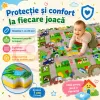 Covoras Puzzle din Spuma EVA de joaca pentru copii, 60 x 60 cm, 4 piese - Urban