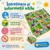 Covoras Puzzle din Spuma EVA de joaca pentru copii, 60 x 60 cm, 4 piese - Urban