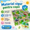 Covoras Puzzle din Spuma EVA de joaca pentru copii, 60 x 60 cm, 4 piese - Urban