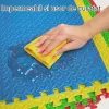 Covoras Puzzle din Spuma EVA de joaca pentru copii, 60 x 60 cm, 4 piese - Culori