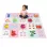 Covoras Puzzle din Spuma EVA de joaca pentru copii, 60 x 60 cm, 4 piese - Numere