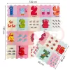Covoras Puzzle din Spuma EVA de joaca pentru copii, 60 x 60 cm, 4 piese - Numere