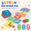 Set sotron din spuma EVA pentru copii, cu cifre, culori si placi puzzle moi