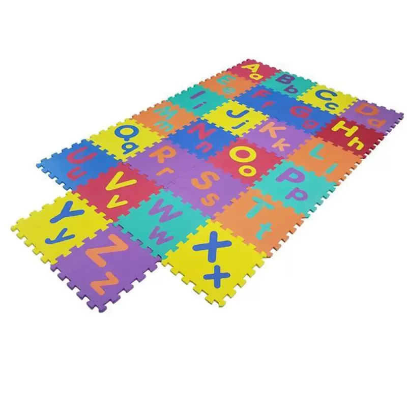 Covor puzzle termic si educativ cu literele alfabetului 26 piese A-Z