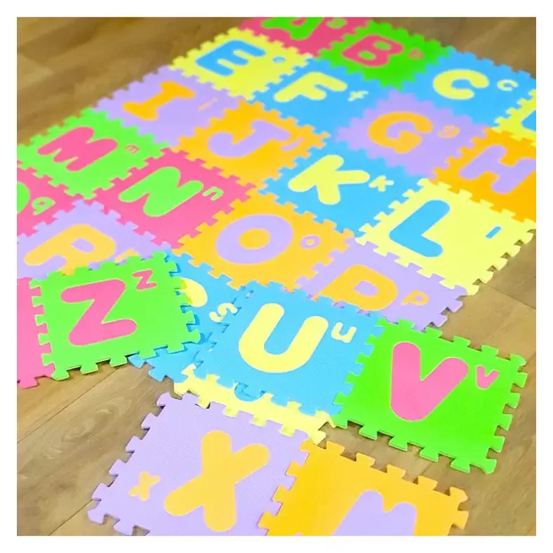 Covor puzzle termic si educativ cu literele alfabetului 26 piese A-Z