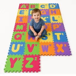 Covor puzzle termic si educativ cu literele alfabetului 26 piese A-Z