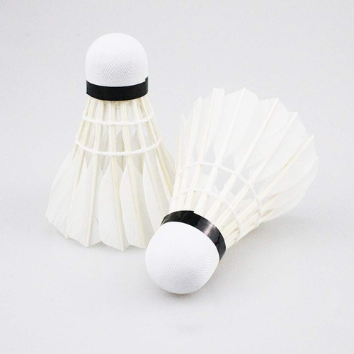 Set 12 Fluturasi badminton din pene FLOTT