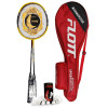 Set Badminton, 2 palete , husa pentru transport si 3 fluturasi din pene FLOTT
