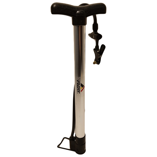 Pompa aer manuala marca FLOTT cu furtun 48 cm si suport picior