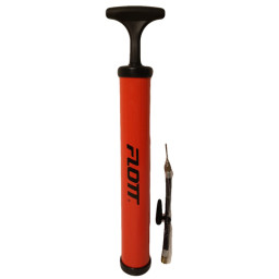 Pompa aer manuala marca FLOTT cu furtun 12 cm, Rosu