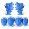Set 6 protectii role/skateboard pentru copii, Albastru