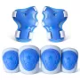 Set 6 protectii role/skateboard pentru copii, Albastru