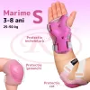 Set 6 protectii role/skateboard pentru copii, Roz
