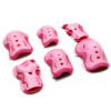 Set 3 protectii role/skateboard pentru copii, Roz
