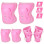 Set 3 protectii role/skateboard pentru copii, Roz