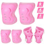 Set 3 protectii role/skateboard pentru copii, Roz