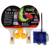 Set palete tenis de masa cu 3 mingi + fileu FLOTT