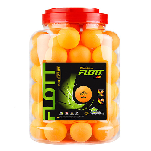 Set 60 mingi de ping pong in borcan de plastic FLOTT