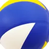 Minge volei FLOTT, marime 5, PVC Laminat, 8 panouri colorate, Galben