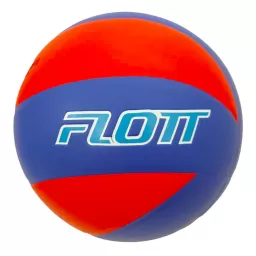 Minge volei FLOTT, marime 5, PVC Laminat, 8 panouri colorate, Rosu
