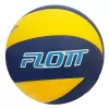 Minge volei FLOTT, marime 5, piele sintetica PU Soft Touch, 8 panouri colorate