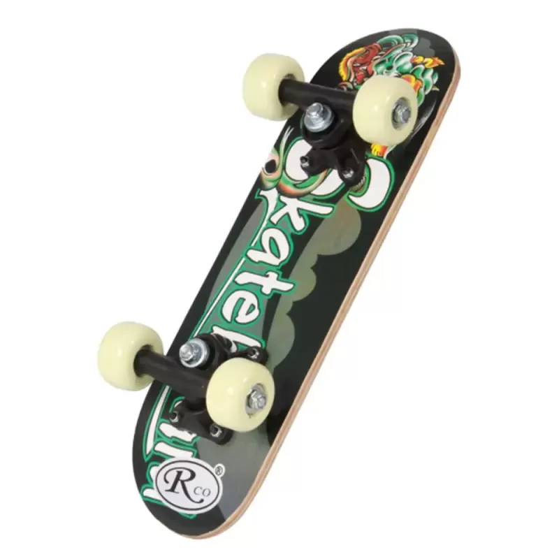 Skateboard din lemn RCO, Black Skate