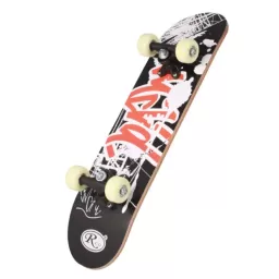 Skateboard din lemn RCO, Negru Graffiti