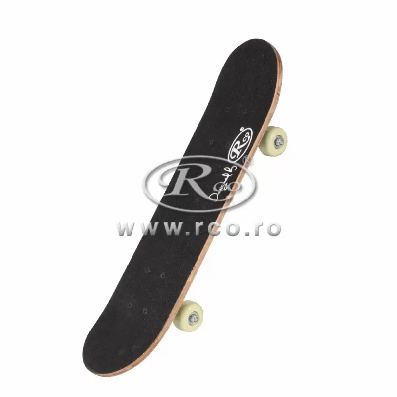 Skateboard din lemn RCO, Negru Graffiti
