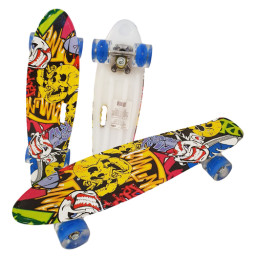 Penny board portabil, Multicolor