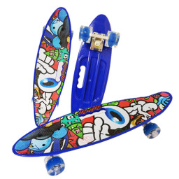 Penny board portabil, Graffiti Albastru
