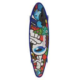 Penny board portabil, Graffiti Albastru