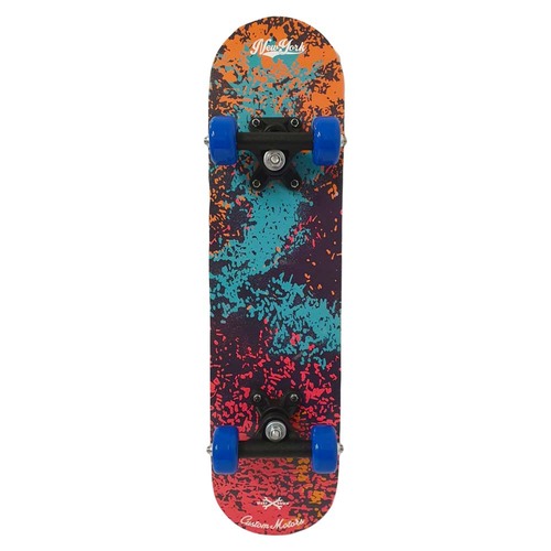 Skateboard din lemn STS, Multicolor