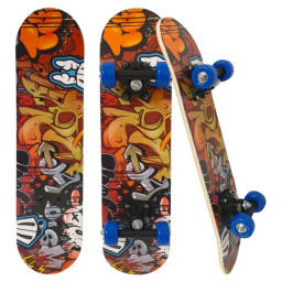Skateboard din lemn STS, Graffiti