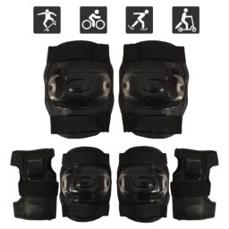 Set protectii , genunchiere, cotiere si aparatori incheieturi, marimea L, +50 KG