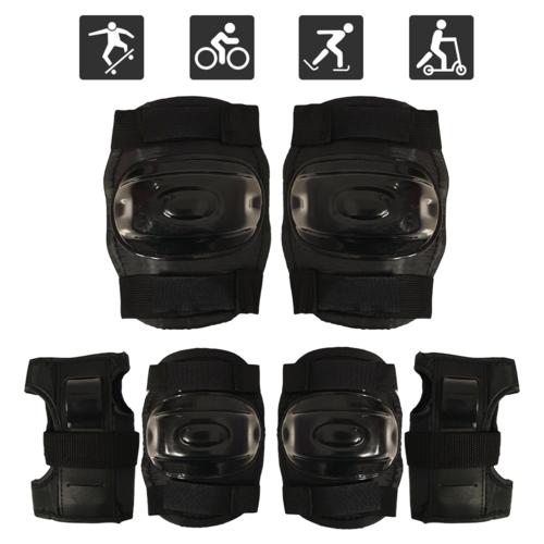 Set protectii , genunchiere, cotiere si aparatori incheieturi, marimea L, +50 KG