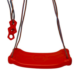 Leagan pentru copii cu platforma din plastic, suspendabil, multicolor,+8 ani