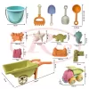 Set 14 Jucarii pentru Plaja si Nisip RCO® cu Camion si Accesorii – Culori Pastelate, +18 luni