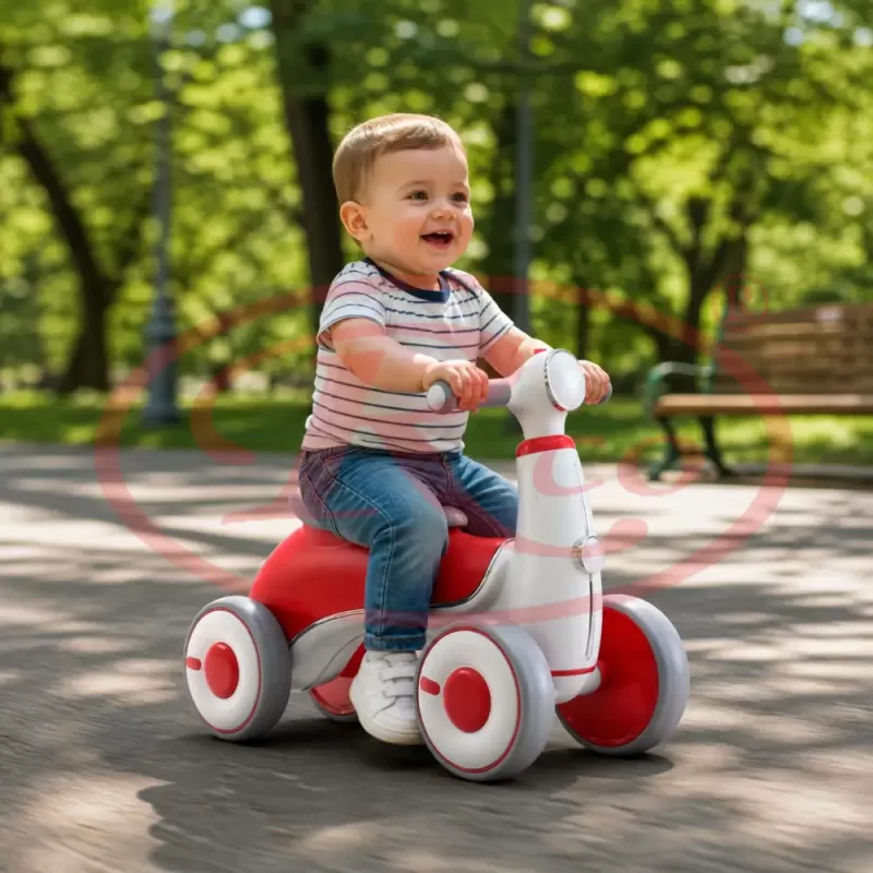 Bicicleta de Echilibru pentru Copii/Tricicleta Ride-On cu Lumini si Muzica – Distractie si Dezvoltare 