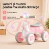 Bicicleta de Echilibru pentru Copii/Tricicleta Ride-On cu Lumini si Muzica – Distractie si Dezvoltare 