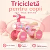 Bicicleta de Echilibru pentru Copii/Tricicleta Ride-On cu Lumini si Muzica – Distractie si Dezvoltare intr-un Singur Produs